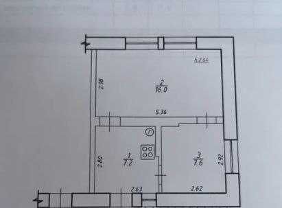 Продаж 1-кімнатної квартири СКД р-н 6 школи. АВТОНОМНЕ опалення!