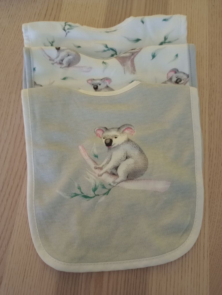 Nowy! Zestaw śliniaków koala