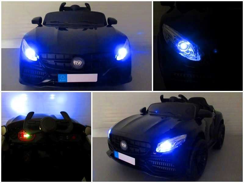 NOWE Auto na akumulator dla dzieci Cabrio Czarne Zabawka Pojazd - RATY
