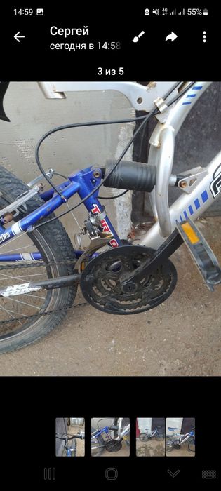 Велосипед горнный в хорошем состоянии на ходу