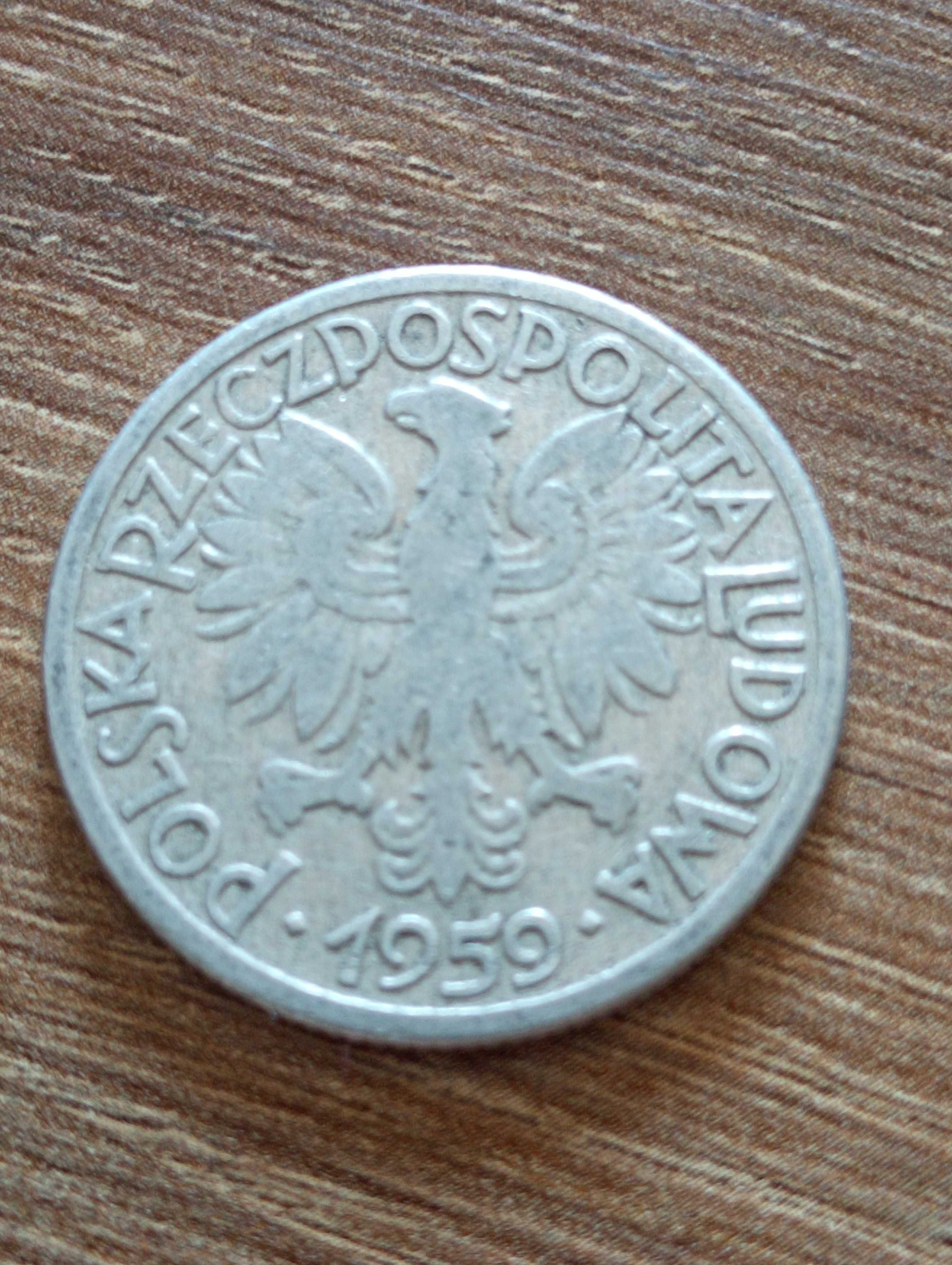 Sprzedam monete 2 zlote 1959 r bzm