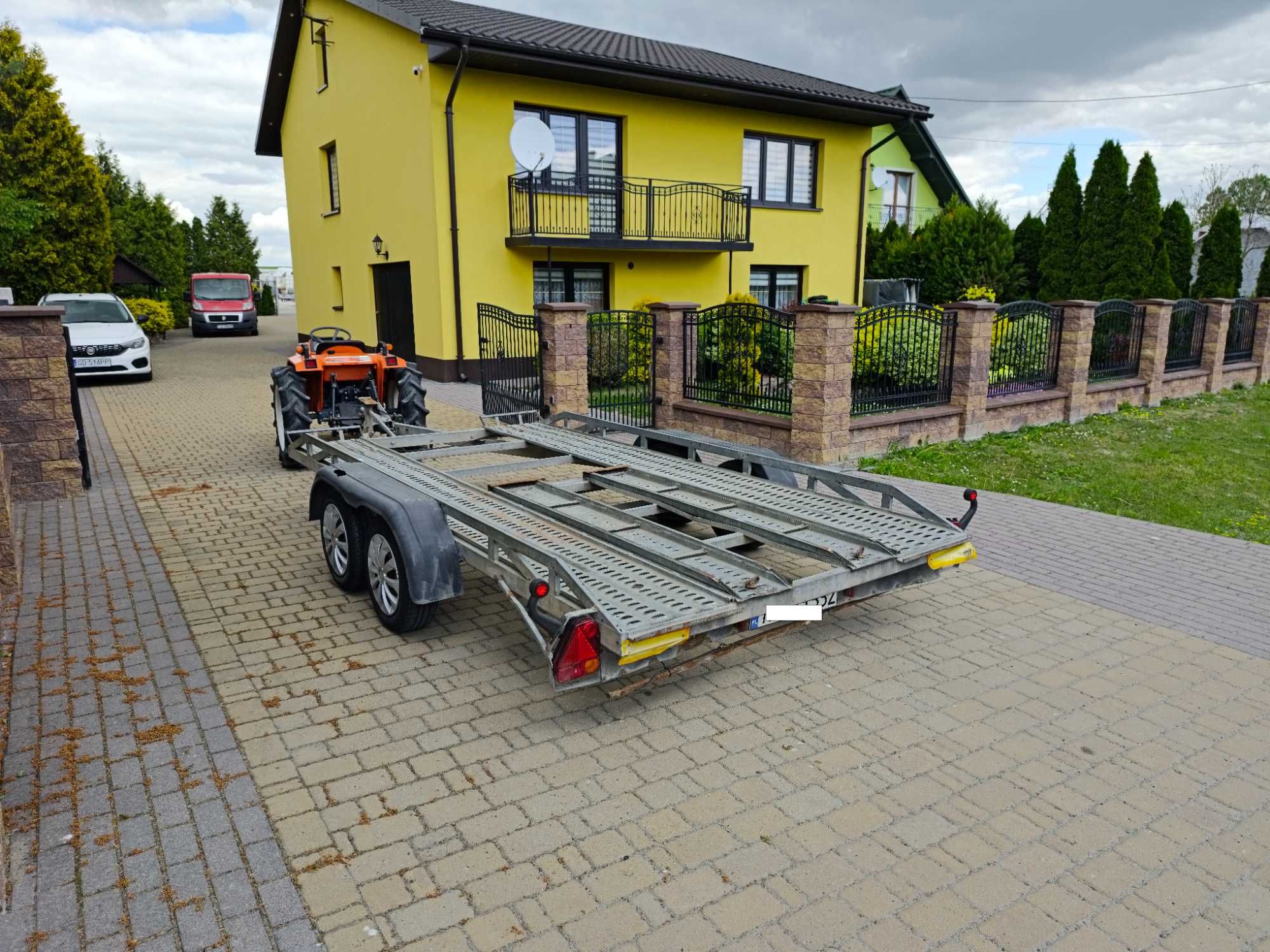 Przyczepa Laweta RYDWAN* DMC 2000KG * Zarejestrowana * MINIKOPARKA*
