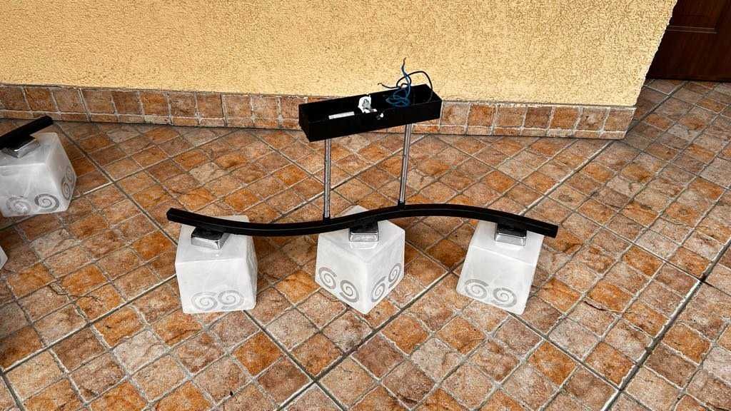 Zestaw lamp do salonu wisząca oraz lampa stojąca