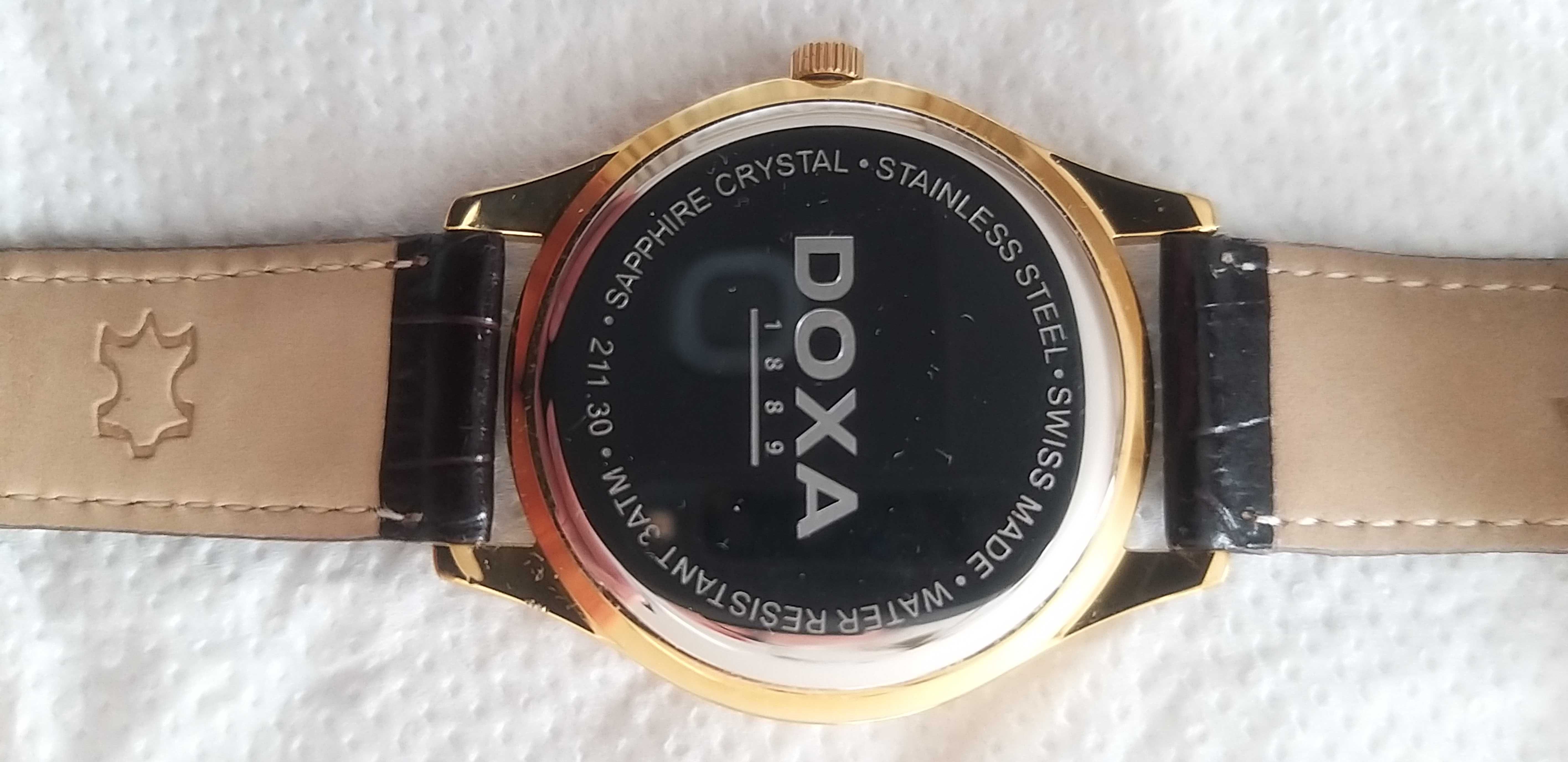 Zegarek Doxa 211.30 pozłacany.