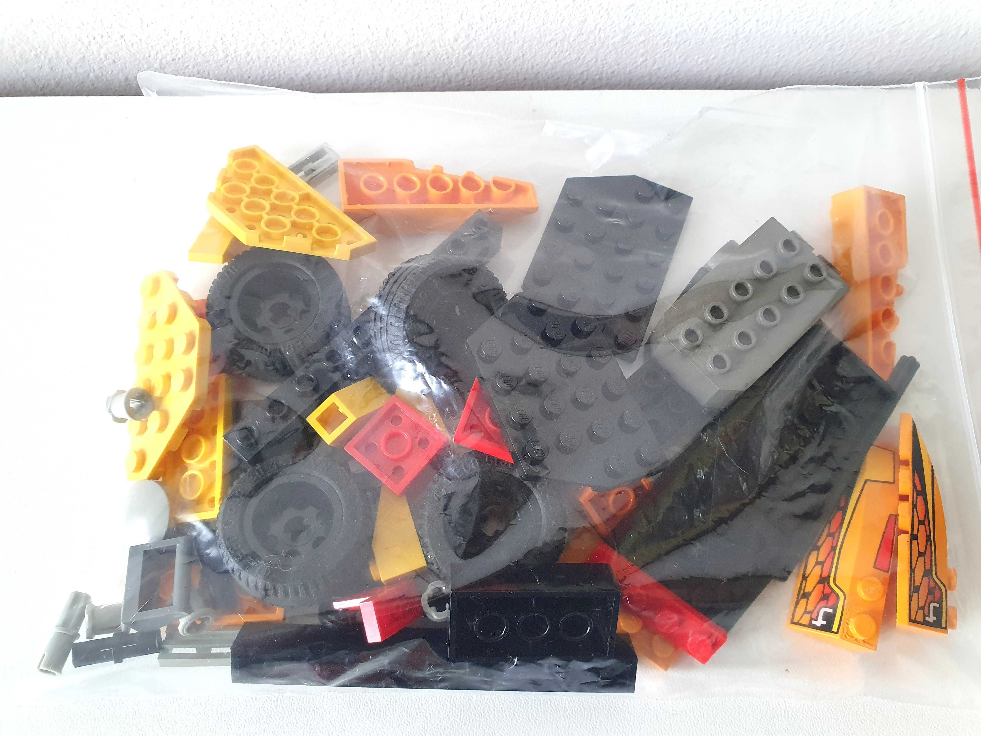 LEGO Racers 4584 Hot Scorcher Wyścigówka Samochód Pomarańczowy