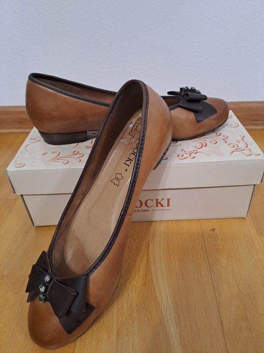 Baleriny, półbuty Lasocki 39 skóra