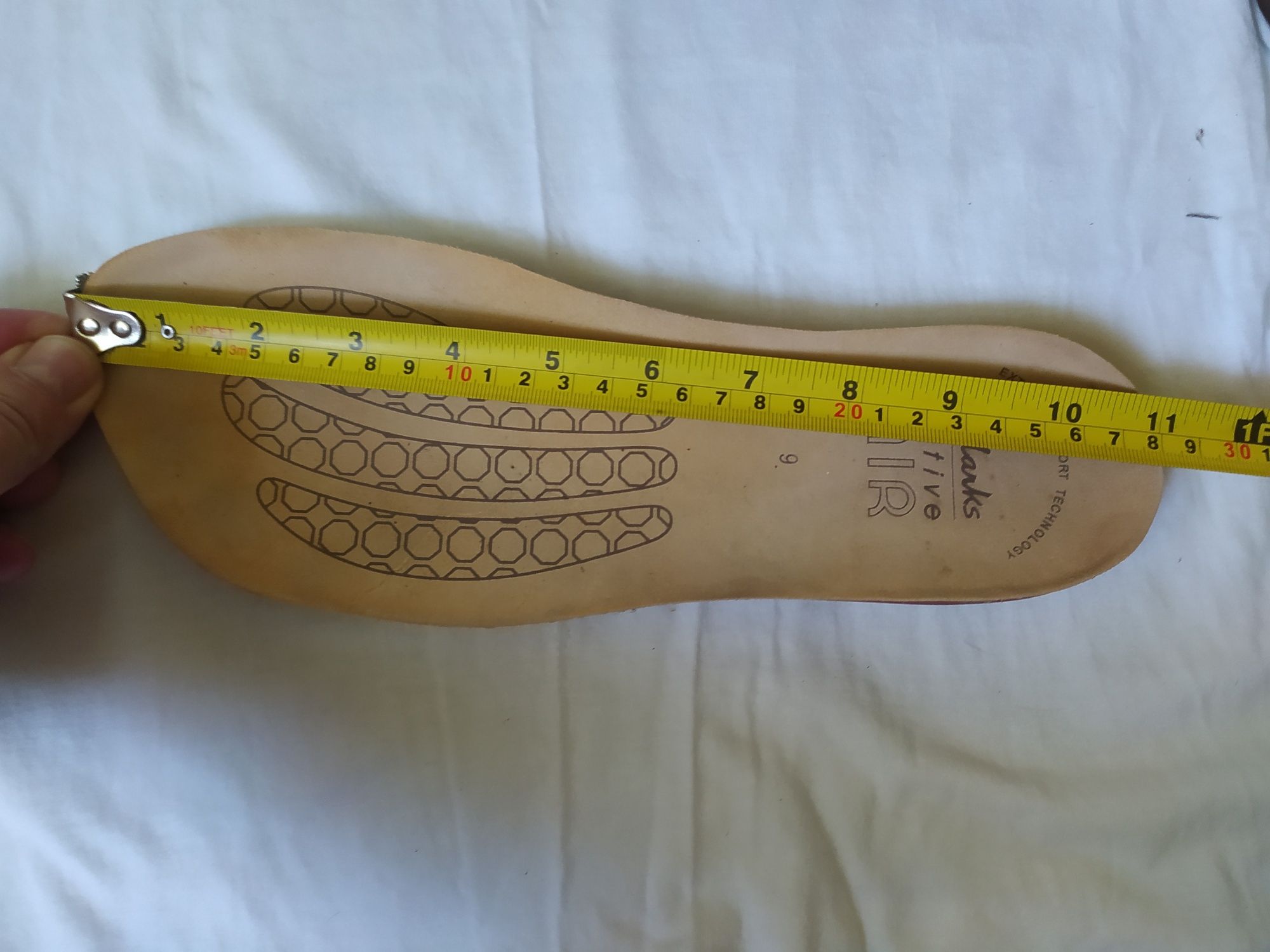 Кожаные мокасины Clarks 9G.