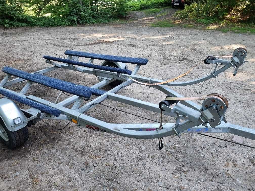 przyczepa na 2 skutery wodne JET LADER hamulec najazdowy ocynkowana