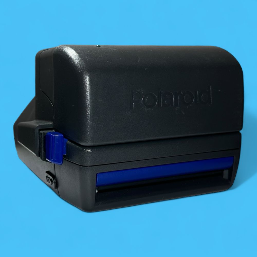 Polaroid 600 Close Up 636 Niebieski oryginalna folia pudełko aparat