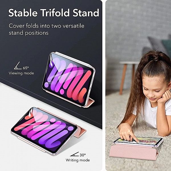 Etui ESR Rebound Magnetic do iPad Mini 6/2021 Rose Gold