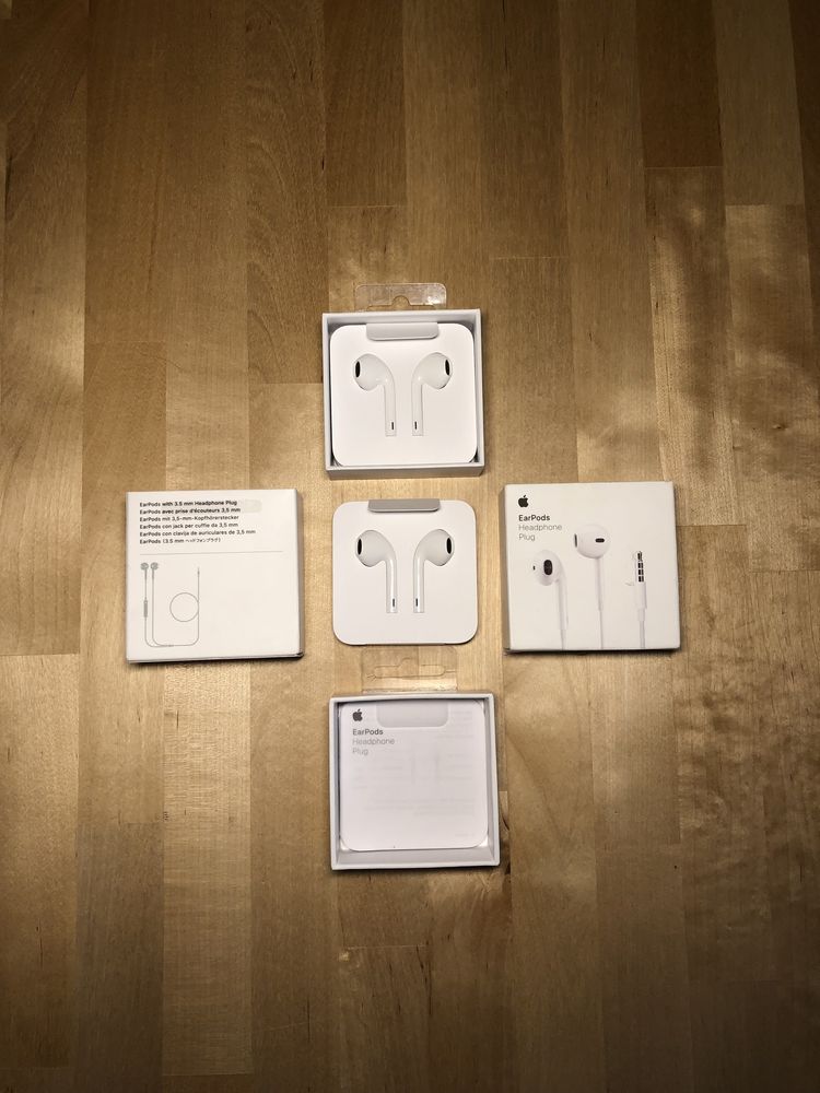 Наушники Apple EarPods with 3,5 Headphone Plug. MNHF2AM/A Оригинал