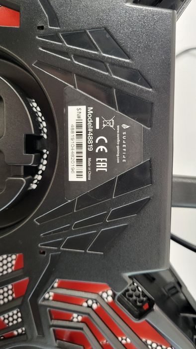 Підставка-охолоджувач для ноутбука SureFire Bora Red (48819)