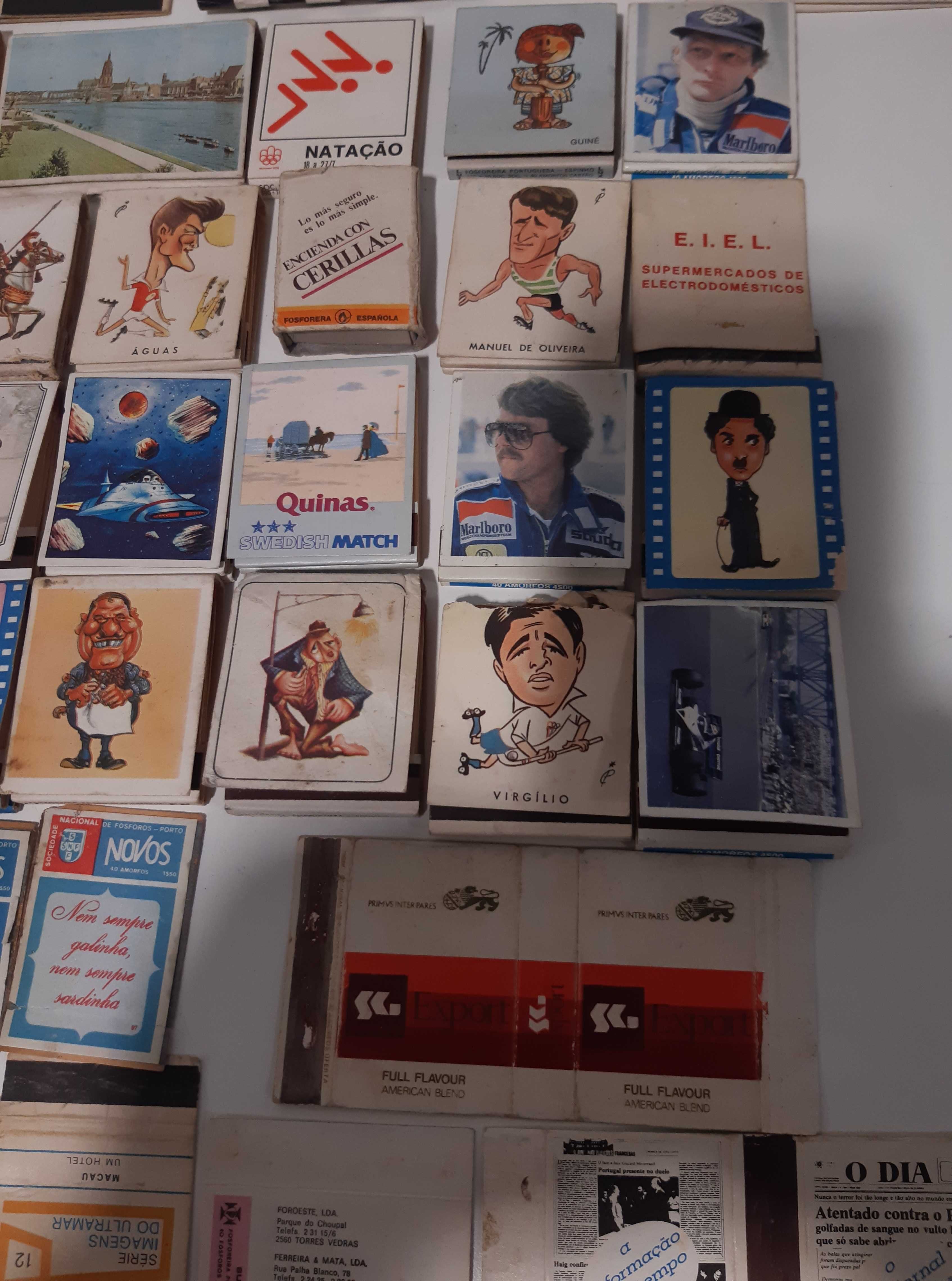Lote Antigo Coleções - Carteiras e Caixas de Fósforos/Mortalhas