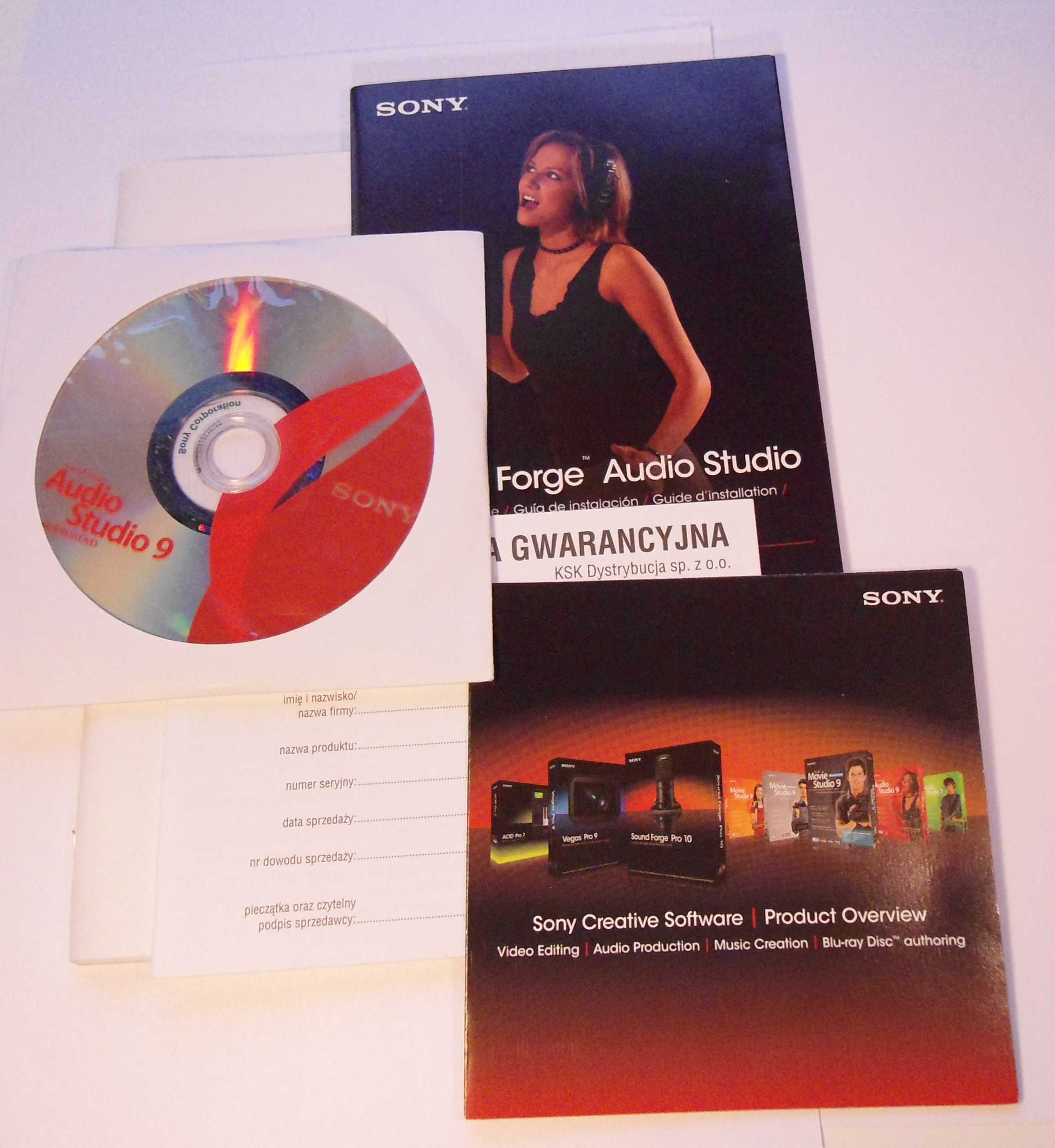 program do nagrywania muzyki Sony Sound Forge Audio Studio 9