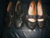 clarks i solidus skórzane  rozm. 37/38 wew.24,5cm + gratis koturny