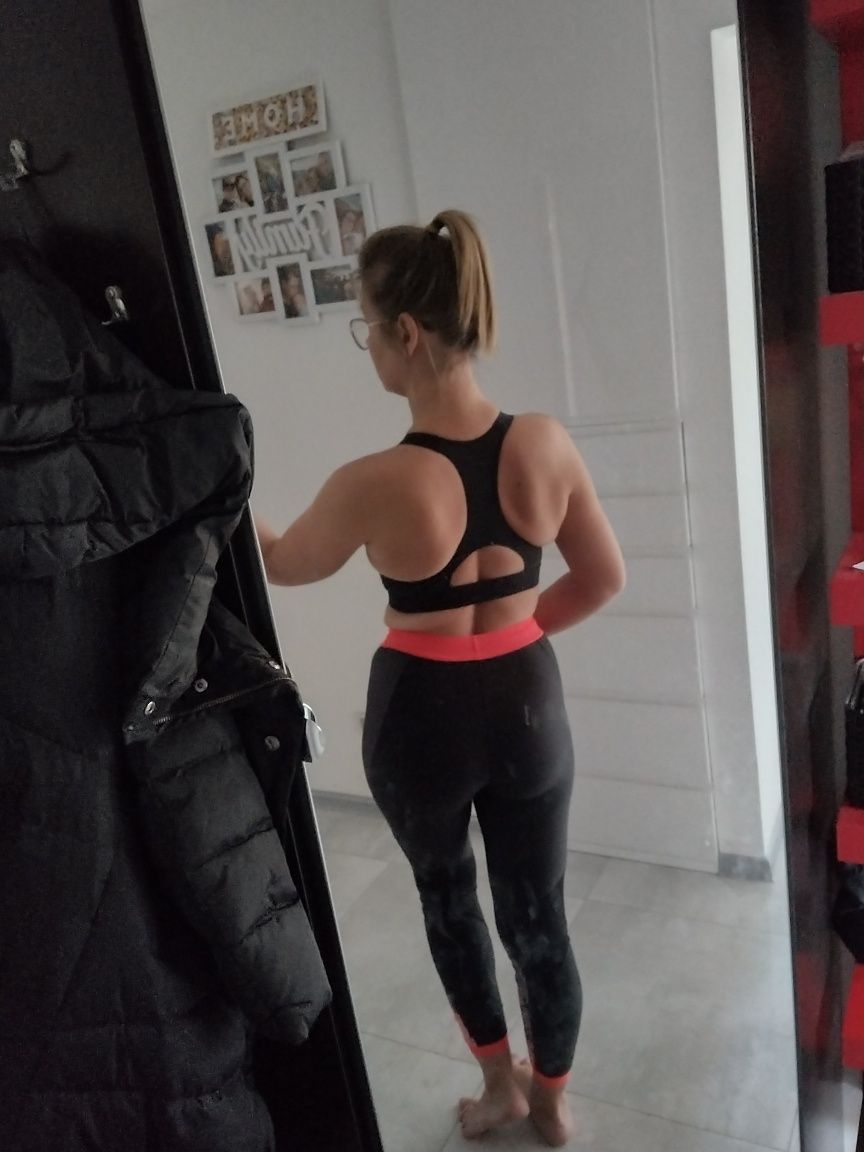Leginsy plus top