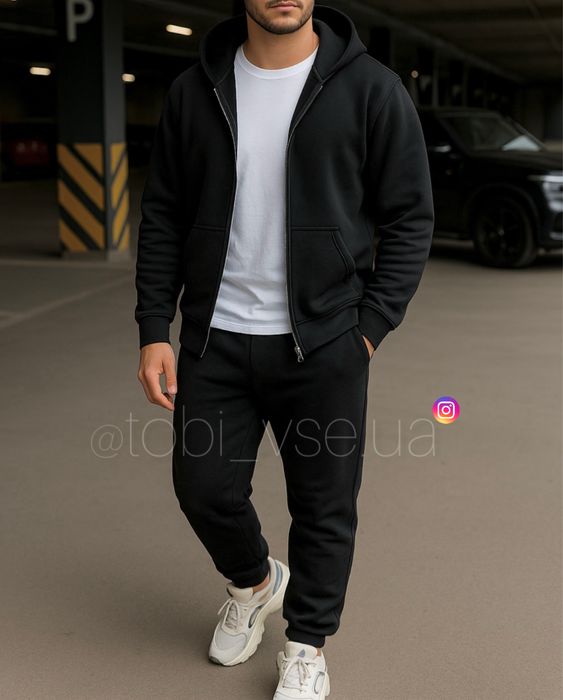 ХІТ‼️ Чоловічий Костюм Теплий на Флісі Спортивний Мужской комплект