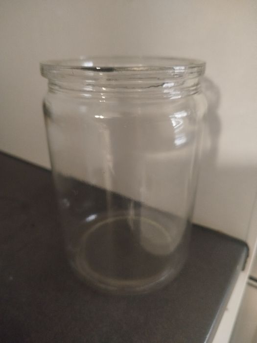 Słoik  szklany  dawnych lat  16 cm