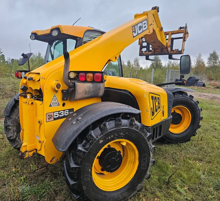 Ładowarka teleskopowa JCB 536-60 Klima 2008r widły (Manitou)