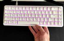 • Клавіатура Ajazz AK680 Max White Magnetic Switches + подарунок•