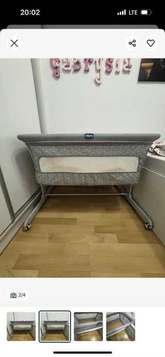Łóżeczko Chicco dostawne Next2Me