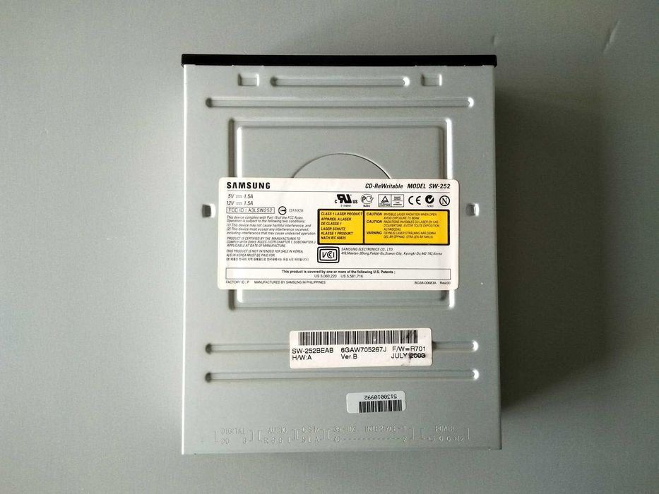 CD-R/RW Drive Nova, Samsung SW252