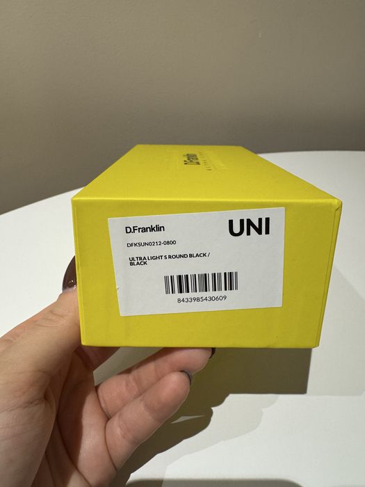 Nowe okulary przeciwsłoneczne D.Franklin damskie męskie + etui