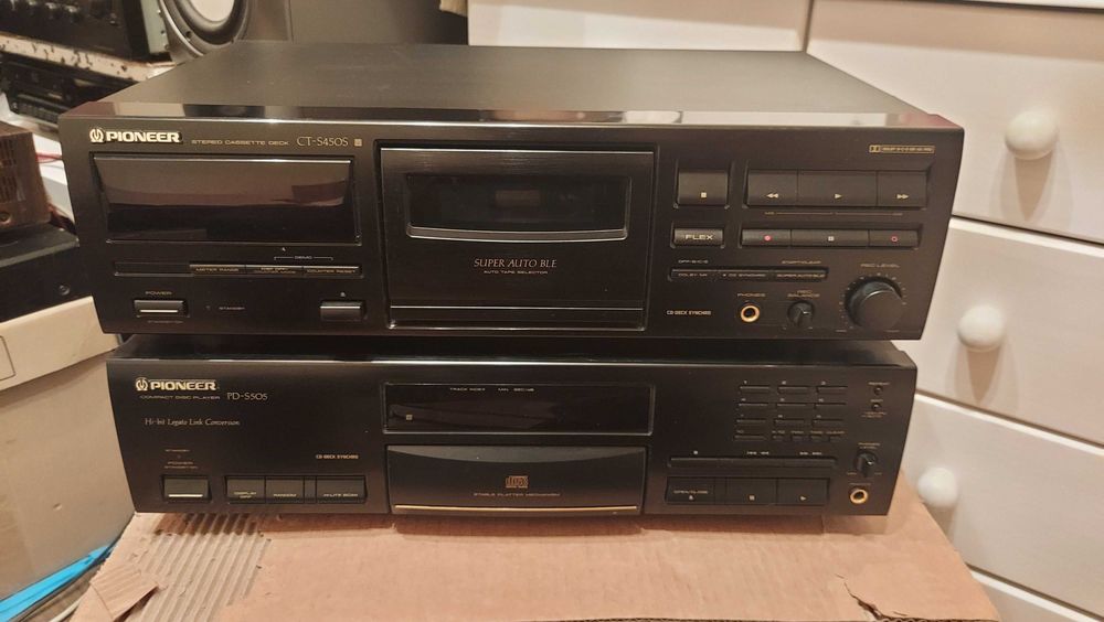 Wieża Pioneer deck, cd player