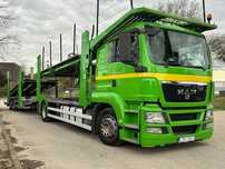 MAN TGS 18 320  MAN TGS 18 320 autotransporter LORA Lohr POMOC DROGOWA euro 4 2009 rej