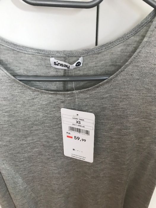 Tunika Sukienka Sinsay na prezent imprezę na jesień zimę Wyprzedaż XS