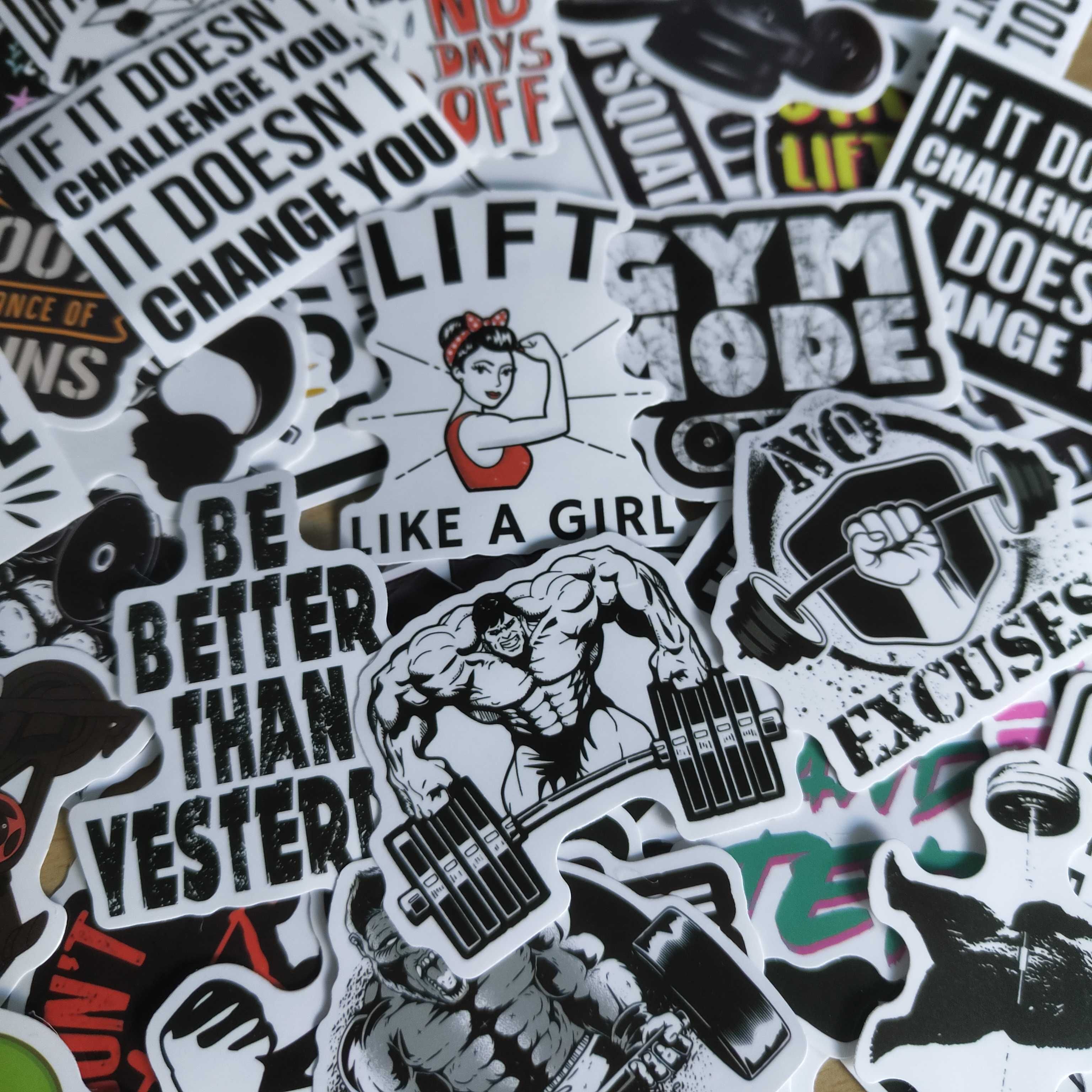 55 Autocolantes Stickers Ginásio Fitness