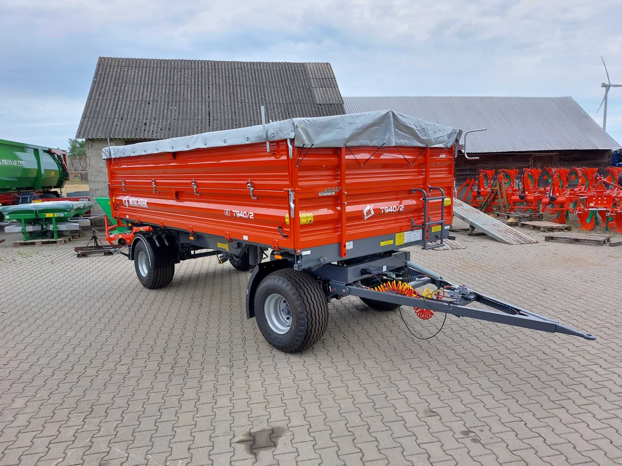 Przyczepa Dwuosiowa Paletowa METAL-FACH 5t 6t T940/2 Pronar 4.9m LONG