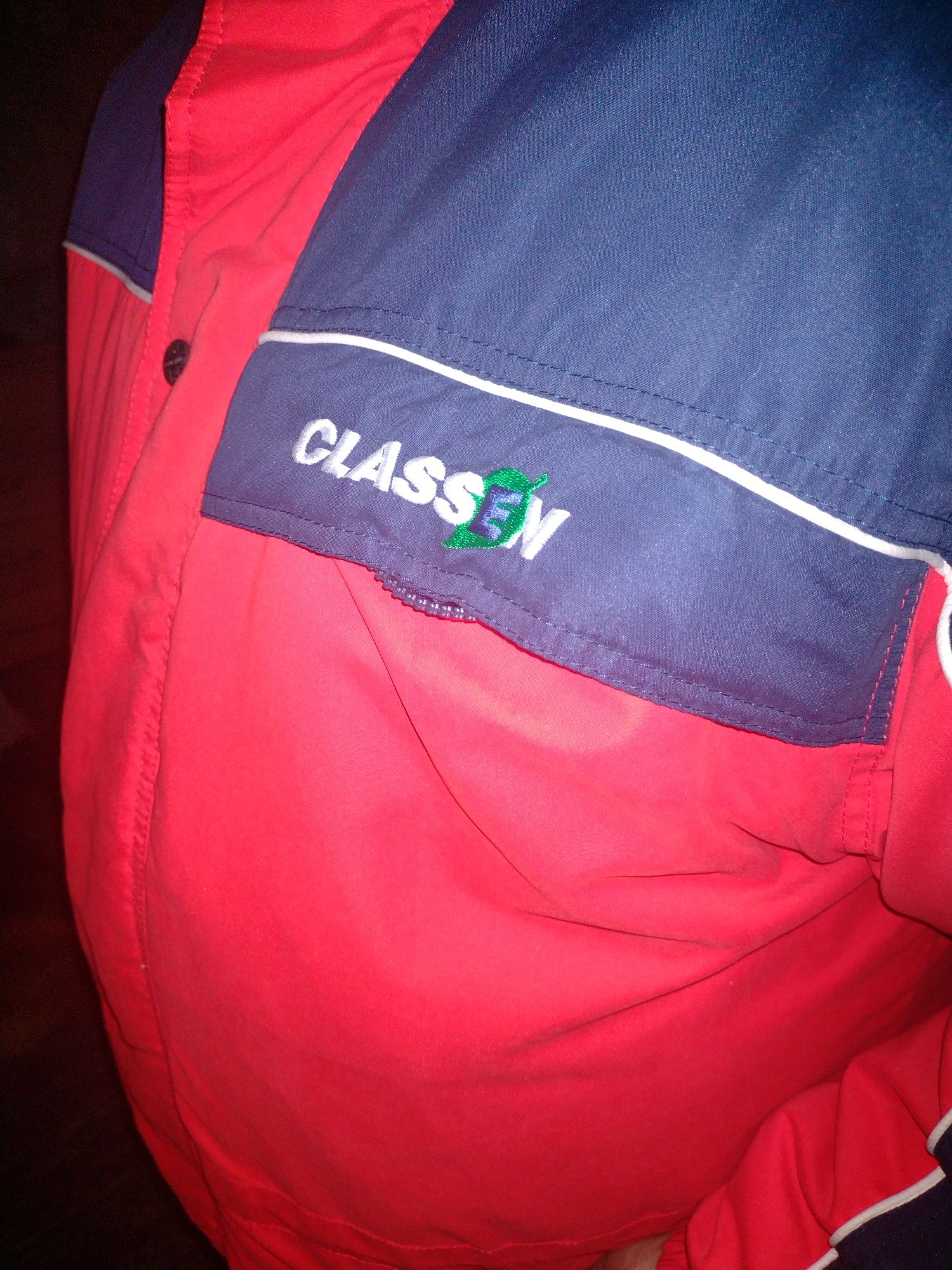 Pachy 140 kurtka meska Classen czerwono granatowa p