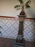 2 suportes colunas com planta