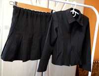 Костюм тройка комплект школьный шкільний пиджак жакет юбка спідниця бр