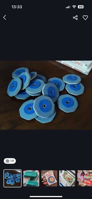 Cadernos e material escolar vintage