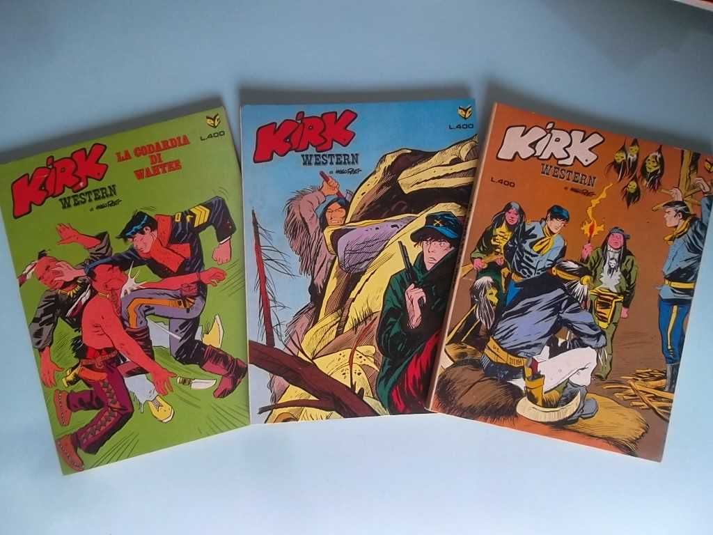 KIRK WESTERN Série Completa 1/15 HUGO PRATT em italiano