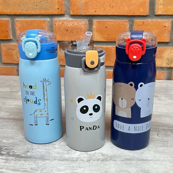 Акція. Термос дитячий з трубочкою для напоїв та їжі 350 мл