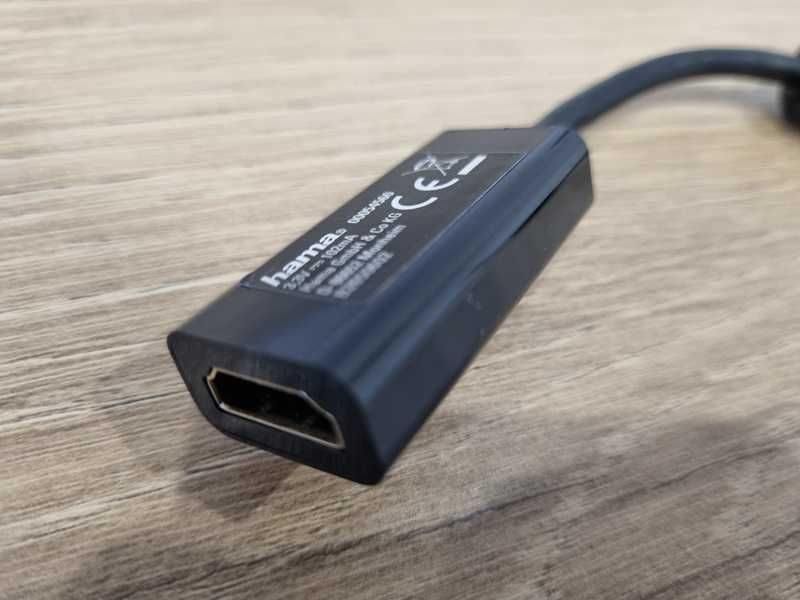 HAMA Adapter przejściówka DisplayPort mini  HDMI apple