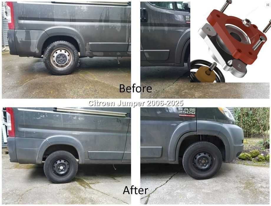 Lift Zawieszenia Citroen Jumper 40 mm – aluminium – przód i tył