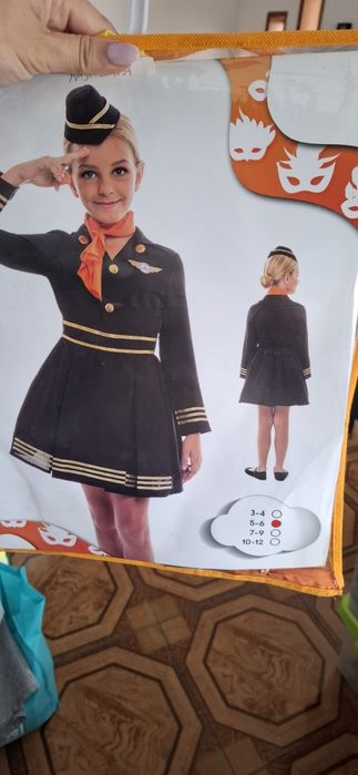 Fatos de carnaval piloto/hospedeira