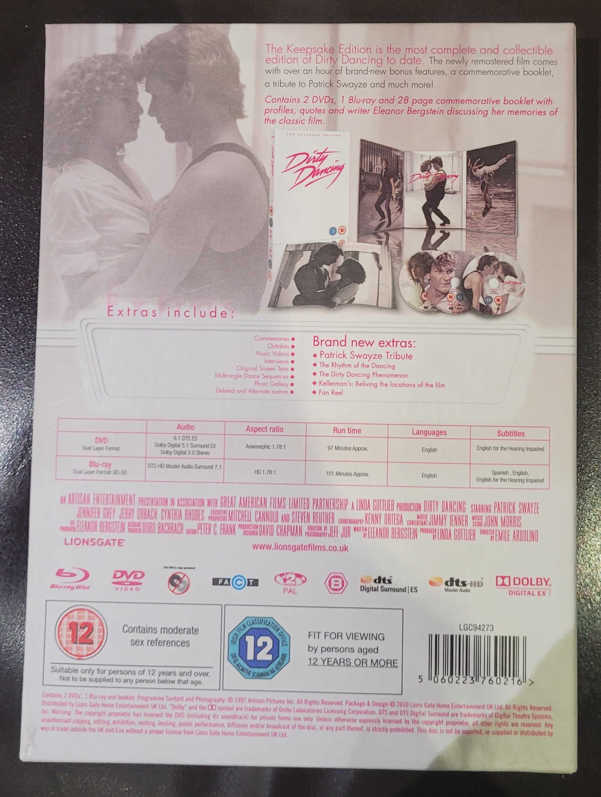 Dirty Dancing na DVD i Blu-ray wydanie kolekcjonerskie