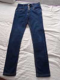 Granatowe jeansy Orsay
