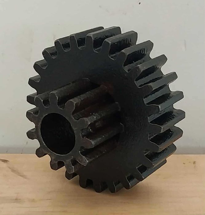 Antiga Engrenagem de Redução/Carrete Industrial VINTAGE Ferro Fundido