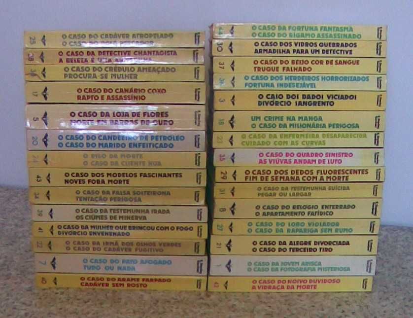 Livros da colecção Vampiro Gigante - Erle Stanley Gardner / A. A. Fair