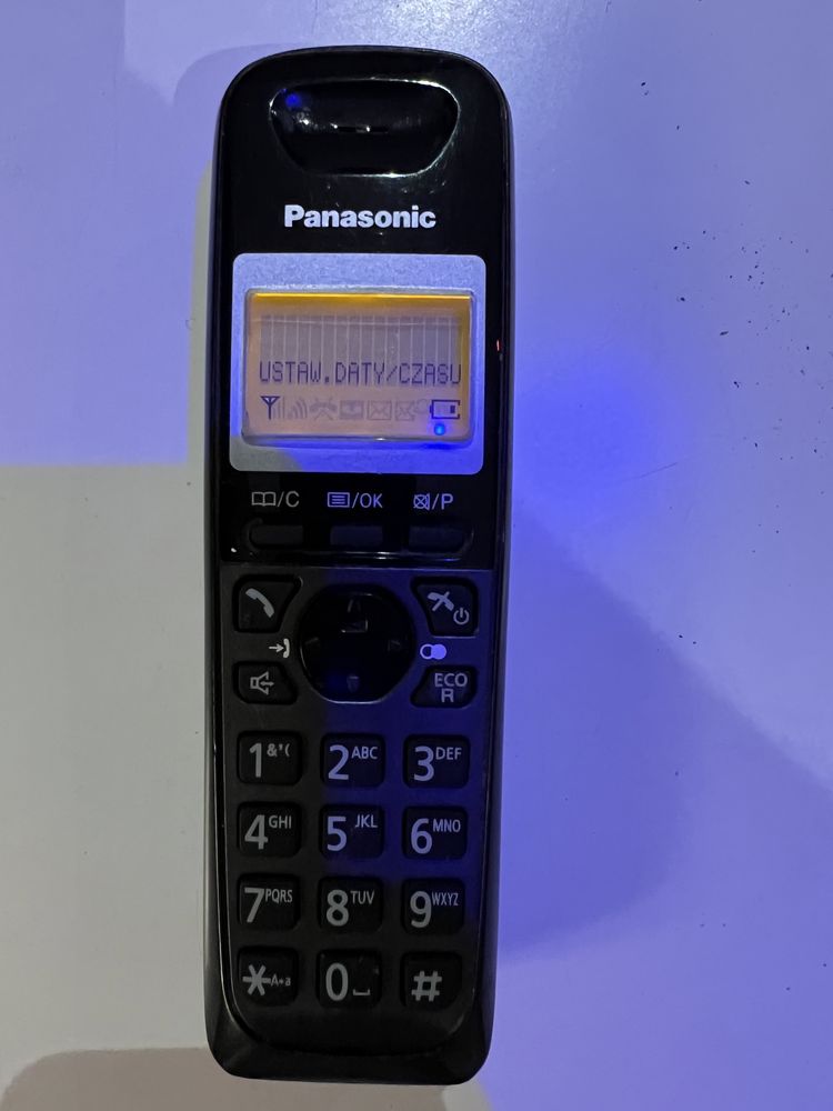 Telefon stacjonarny z bazą Panasonic