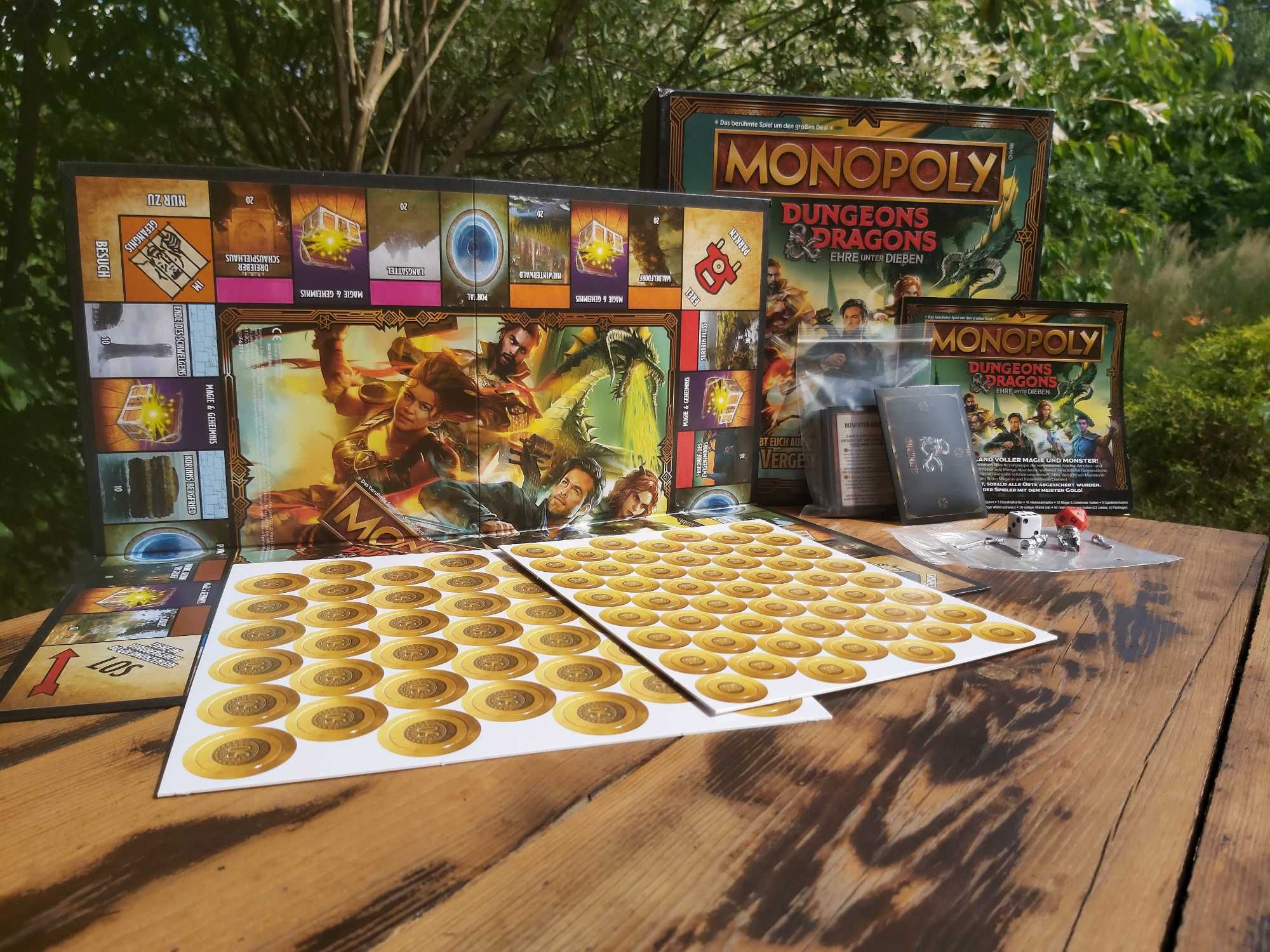 Gra Monopoly Dungeons & Dragons: Złodziejski honor - j. niemiecki