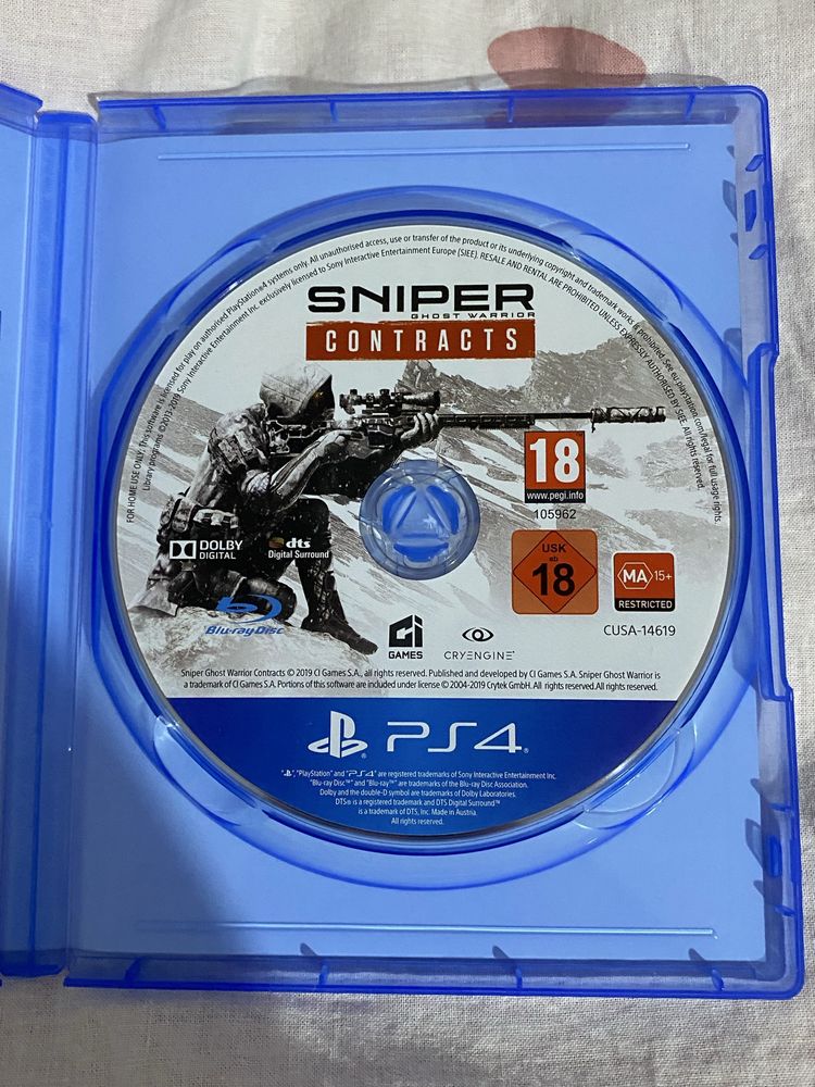 Gra Sniper Contracts PS4