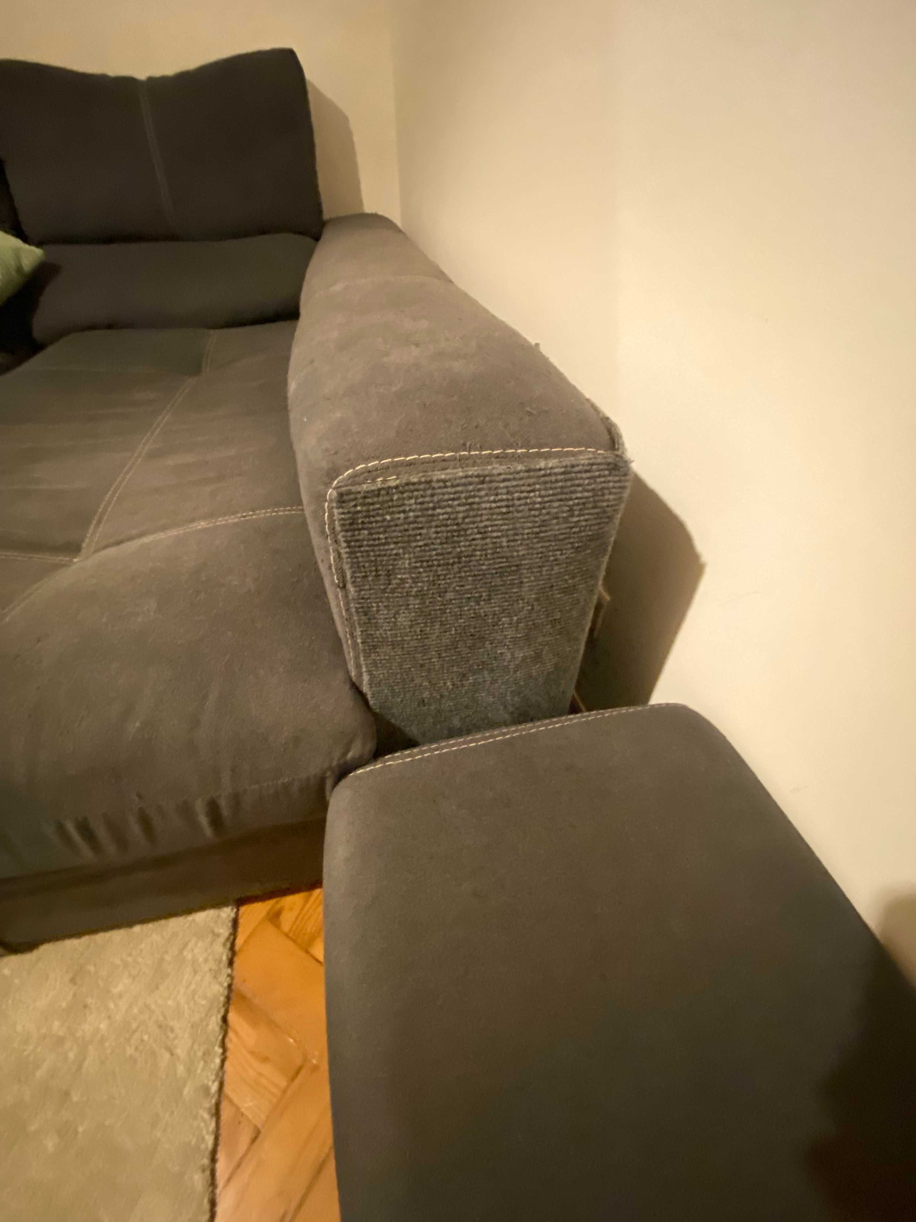 Sofá HomyCasa - 2 Lugares + Chaise Longue + 2 puffs