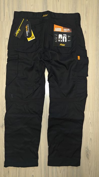 6301 Snickers AW 52 spodnie robocze serwisowe instal monter AllBlack